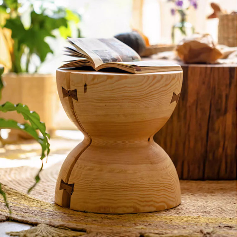 Solid Wood End Table