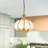 Modern 3-lights Dome Chandelier Dimmable