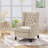Stylish and Comfortable Pushback Recliner with Tufted Upholstery and Wingback Design for Modern Living Rooms-218804692