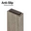 Repose-pieds de douche en bois d'acacia massif de 11,8 po Saru pour pieds de rasage, tabouret de spa incliné résistant à l'eau pour douche intérieure, gris-54487679
