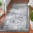 DeBary Oriental Dark Sage/Ivory Area Rug-509095303