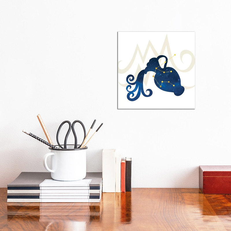 Stars Of Aquarius by 5by5collective - Gallery-Wrapped Canvas Giclée on Canvas, Canvas, 30.48 cm H x 30.48 cm W