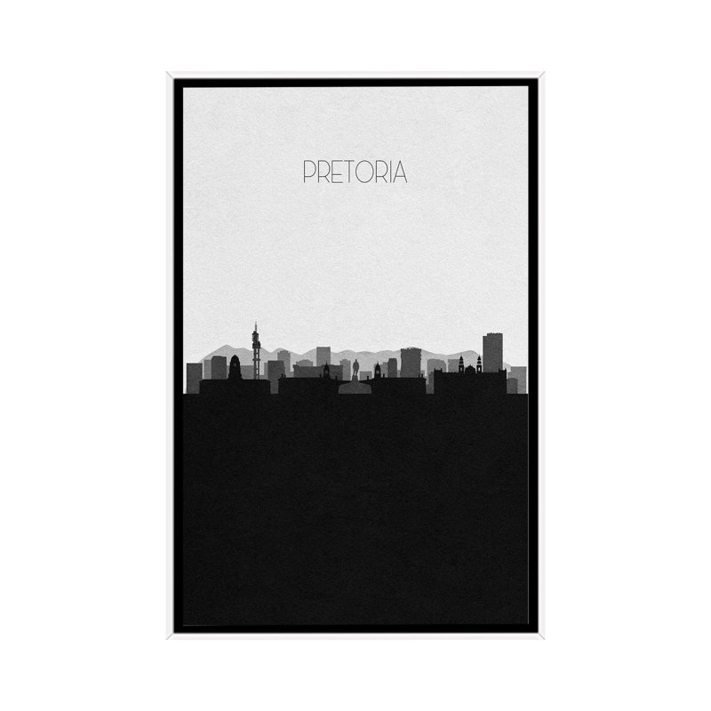 Pretoria, South Africa City Skyline by Ayse Deniz Akerman - Print on Canvas