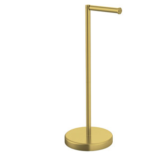 Freestanding Stainless Steel Rust-Proof Toilet Paper Holder - Holds 4 Rolls Of Toilet Paper.