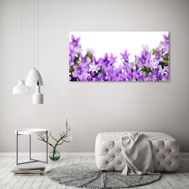 Purple Bells - Wrapped Canvas Print