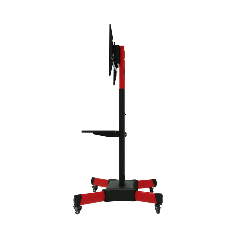 Meuble télé pivotant pour téléviseur de 32 à 80 pouces, support de table de table réglable en hauteur avec inclinaison, meuble télé minimaliste pour la maison