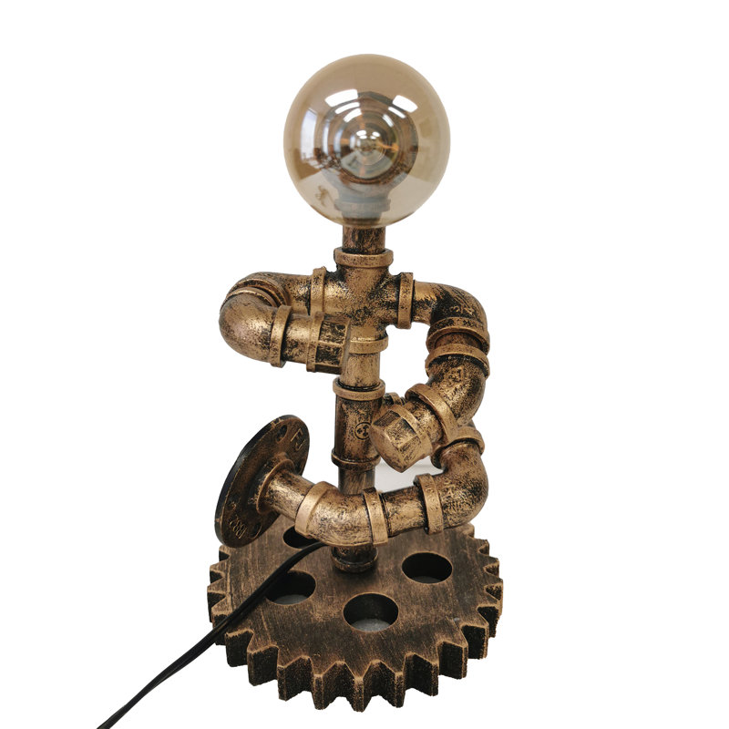 Pied de lampe de table bronze 13,5 po vizcainso