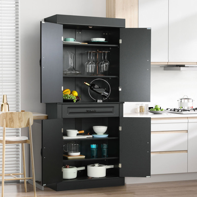 Garde-manger 71 po Dontrail, Noir