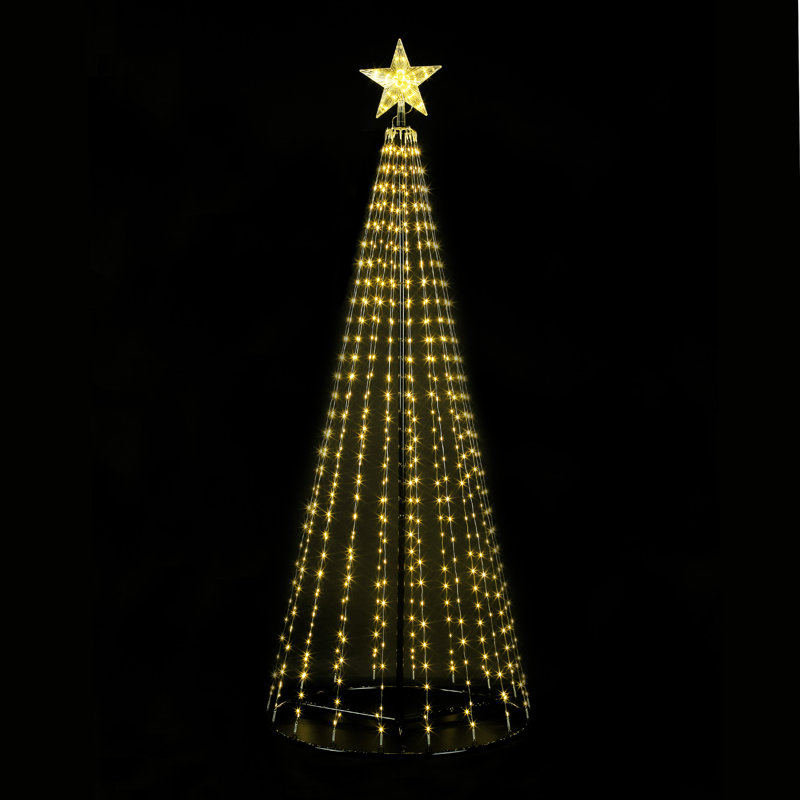 182cm H Lighted Artificial Christmas Tree
