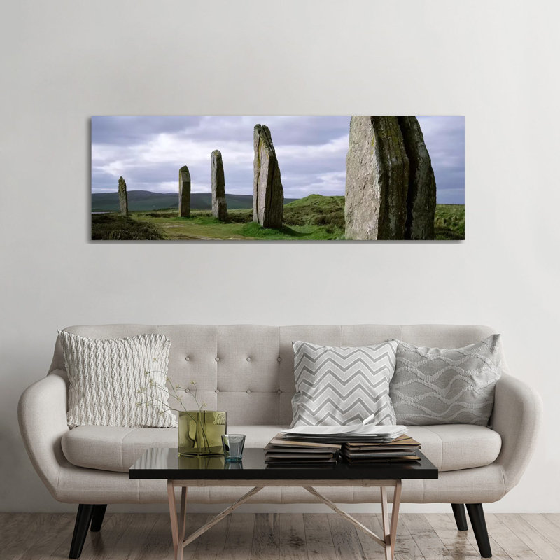 Ring Of Brodgar, Orkney Islands, Scotland, United Kingdom by Panoramic Images - Wrapped Canvas Panoramic Print