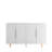 Fluted Buffet Accent Cabinet With Adjustable Shelves-1537706352