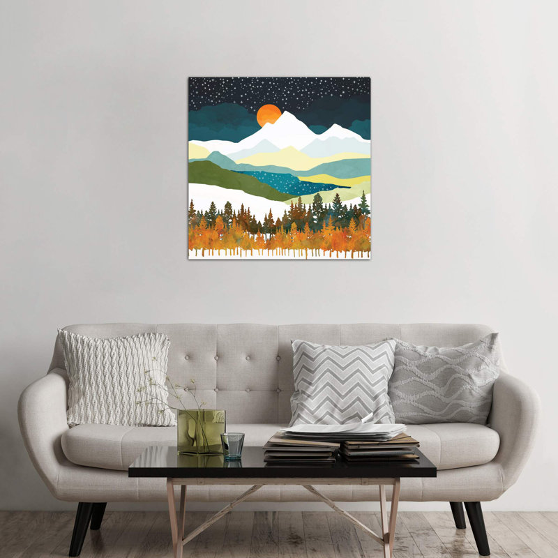 Winters Night by SpaceFrog Designs - Wrapped Canvas Print, 93.98 cm H x 93.98 cm W x 1.91 cm D