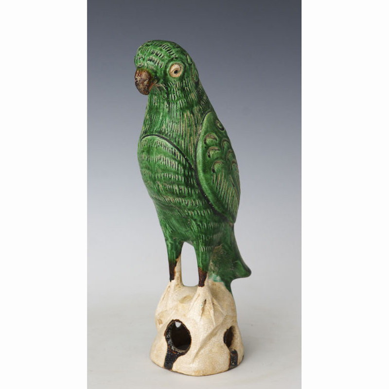 Animals Figurines & Sculptures, Green, 12" H x 5" W x 7" D