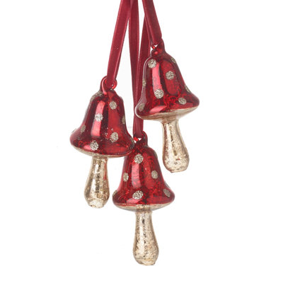 9cm Glass Hanging Figurine Ornament