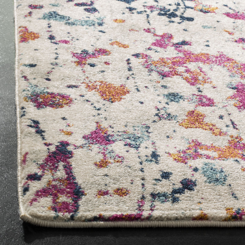 Faustina Performance Abstract Rug, Rectangle 4' x 6'