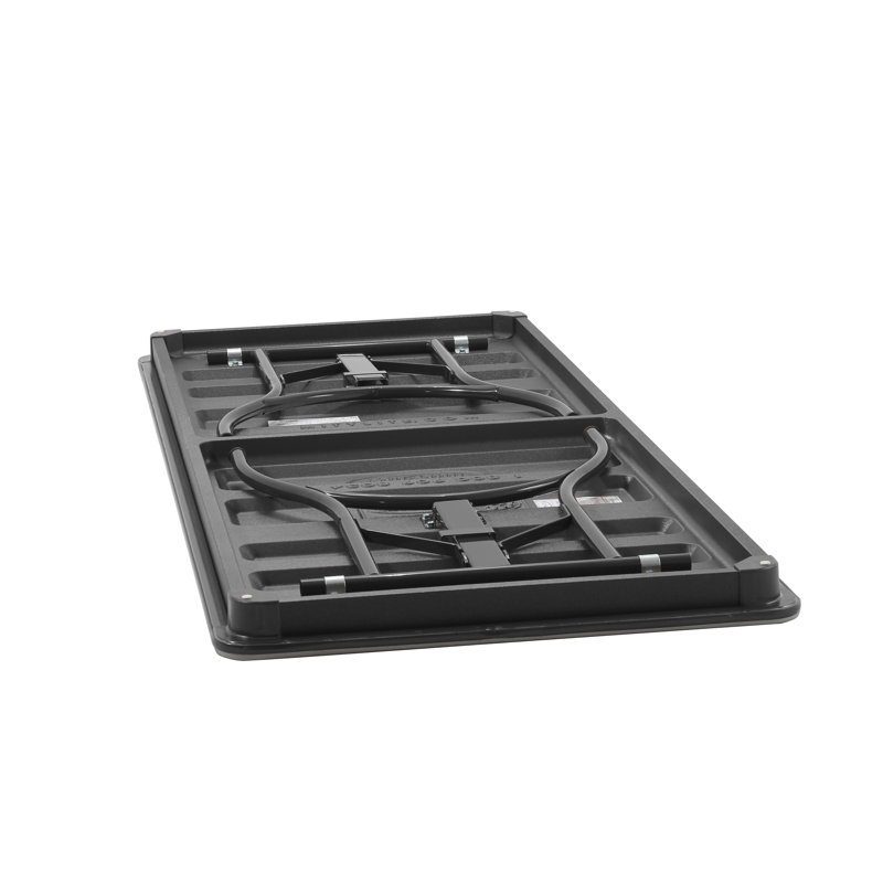 Table pliante rectangulaire 72 ", Noir, H 29 po x l 96 po x P 30 po