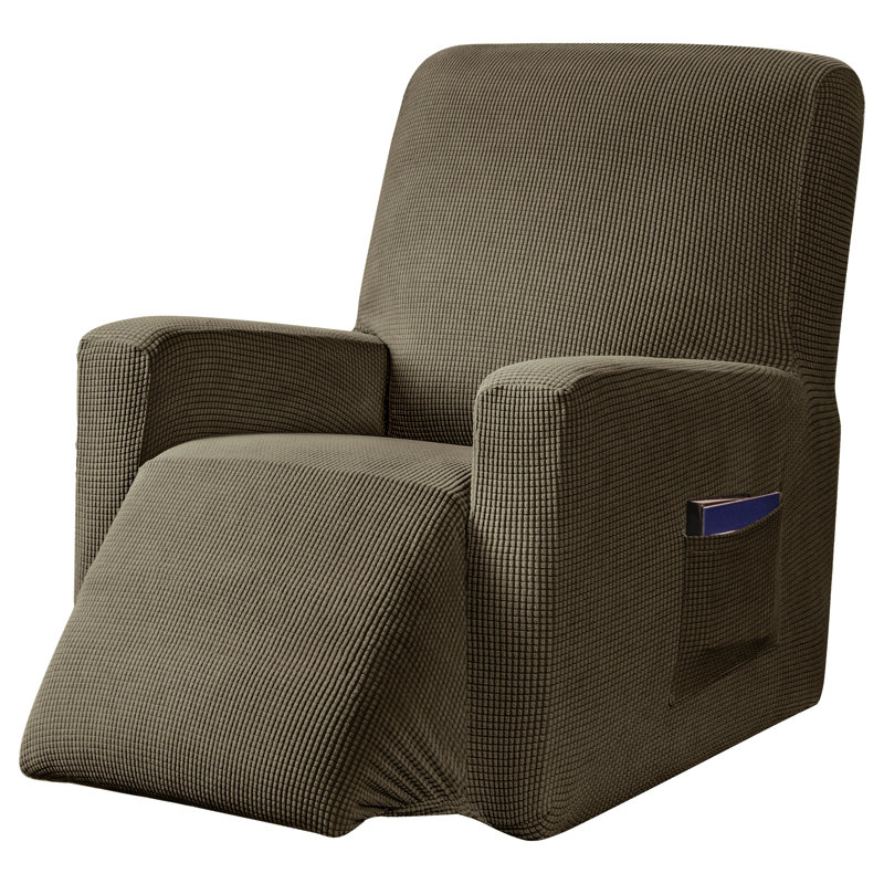 Housse pour fauteuil inclinable à coussins carrés / rectangulaires Avayah, Mélange de polyester vert olive