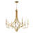 8 - Light Steel Dimmable Classic / Traditional Chandelier