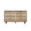 Armoire de rangement en rotin 6 tiroirs-20291672