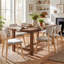 Upholstered Solid Wood Dining Chair Side Chair-128944782-128944779