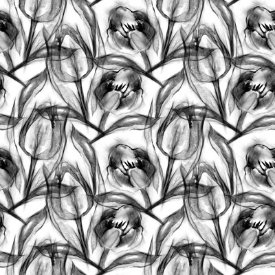 Kimbell Floral - Wrapped Canvas Painting