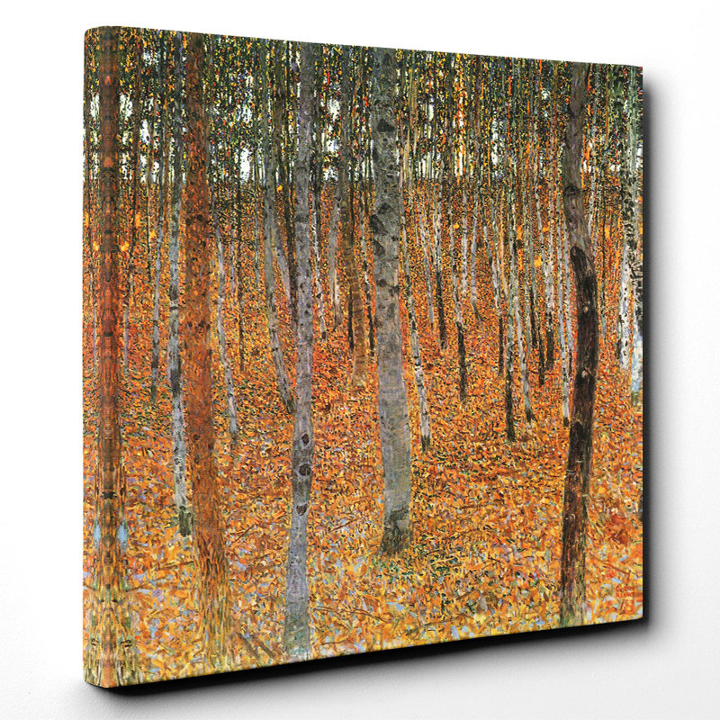 Gustav Klimt - Wrapped Canvas Painting, 76cm H x 76cm W