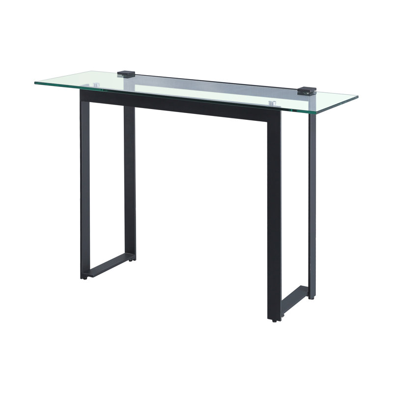 Walsham 110cm Glass Console Table
