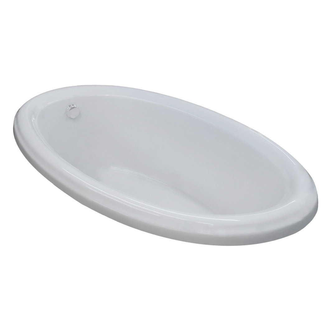 Martinique 60'' x 36'' Drop-In Soaking Acrylic Bathtub Spa Escapes