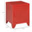 Industrial End Table, Living Room Side Table With Locker-Style Door And Adjustable Shelf