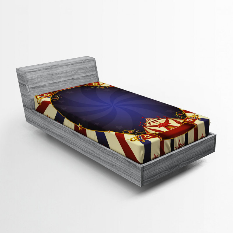 Drap-housse pour ruban carnival tente, Drap-housse de taille simple