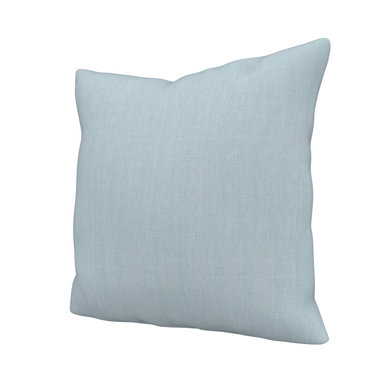 Coussin décoratif intérieur / extérieur Gabi, Carré 20 po, Bleu