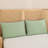 Sage Green Pom Poms Pillowcases, Green Standard Pillow Cases Set of 2, 100% Washed Microfiber, Dark Sea Green Ball Fringe Pillow Cover, 2 Pack (Queen, Sage Green)-123121720-123121708
