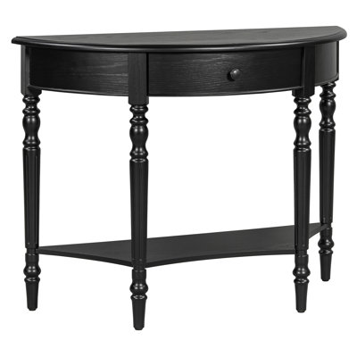 Console Table With Drawer And Bottom Shelf