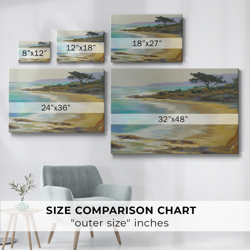 Rocky Point-Gallery Wrapped Canvas, 18" H x 27" W