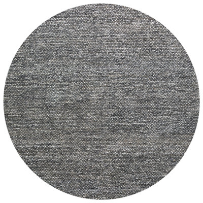 Karma Wool Area Rug in Charcoal