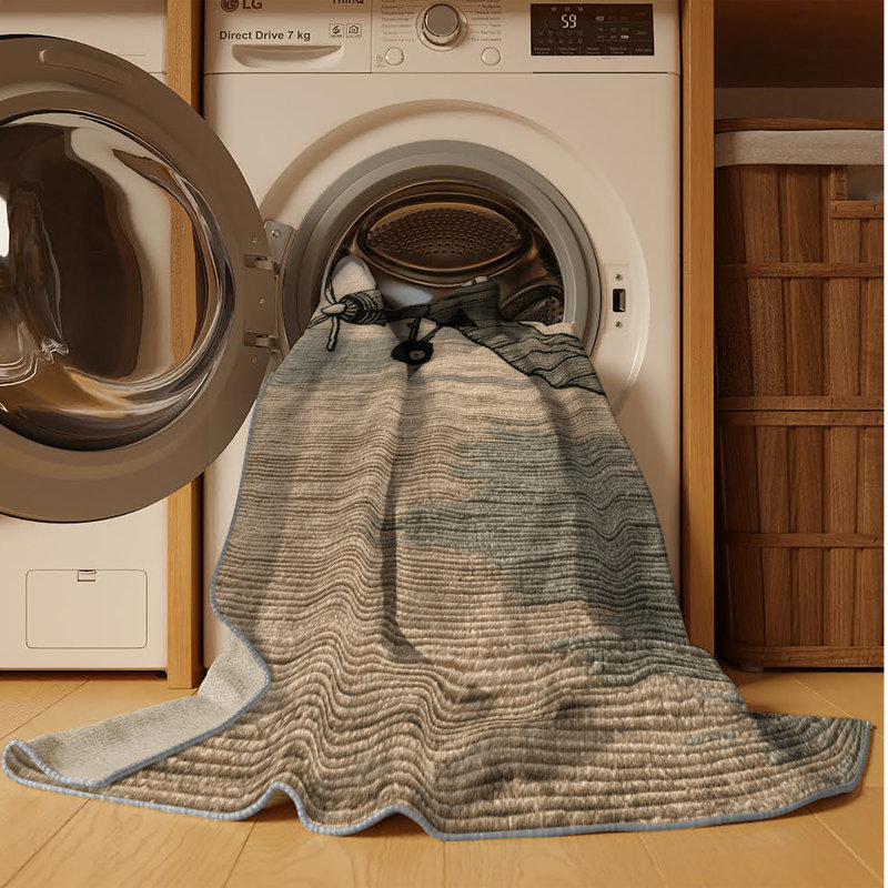 Machine Washable Transportation Gray Area Rug, Runner 2' x 5'