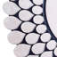 Tapis blanc / bleu sarcelle Novelty Hunnewell-571185435