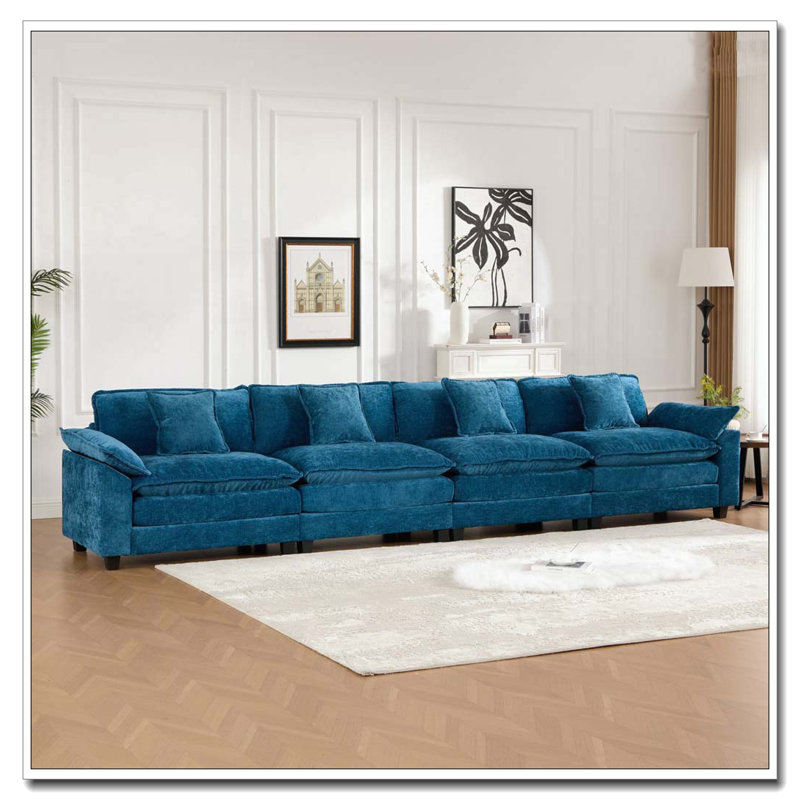 Canapé modulaire Wider, Bleu