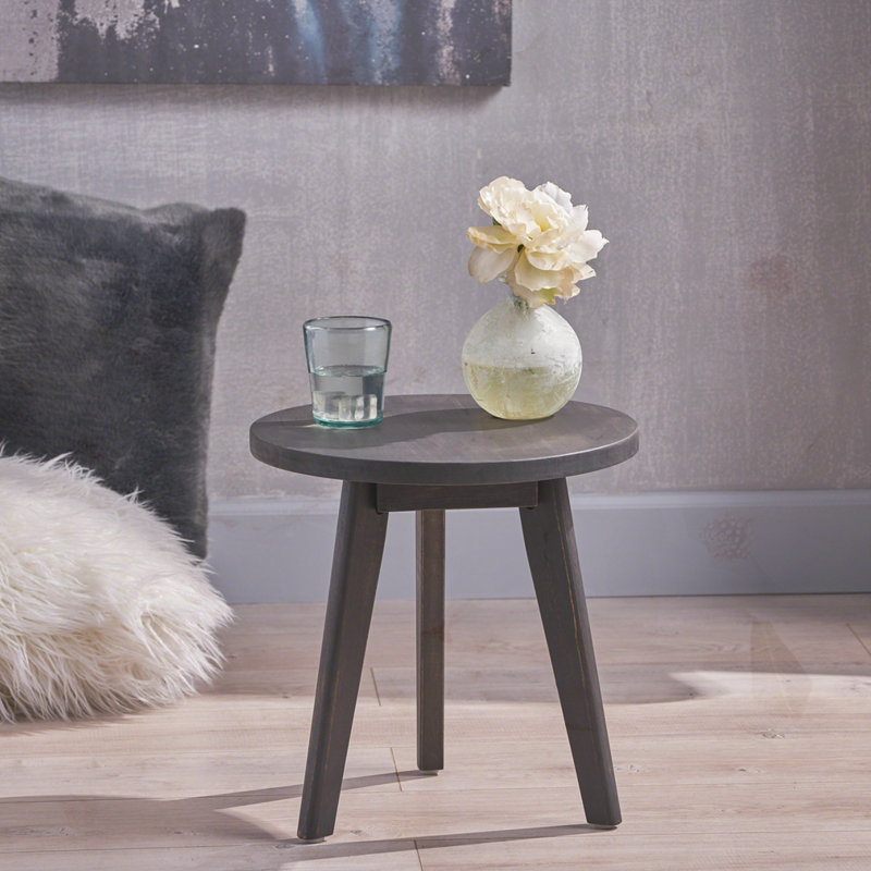 TABLE L 15,7 po, Gris foncé