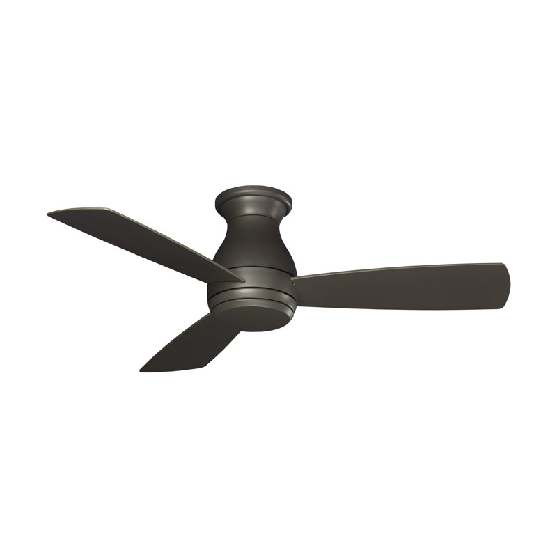 Hugh 44 inch Indoor/Outdoor Ceiling Fan with LED Light Kit - Matte Greige, Matte Greige