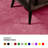 Modern Plush Pet and Kids Friendly Solid Color Pink Area Rugs, Stain & Fade Resistance, Perfect for Living Room, Dining Room, Bedroom, Playroom and Kidsroom, Event, Wedding, Ambermarie Binded Rug-246483827