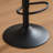 Adjustable Height And Modern Comfort Swivel Upholstered Bar Stool-1078295683