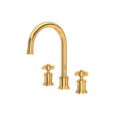 Armstrong Widespread Lavatory Faucet with C-Spout