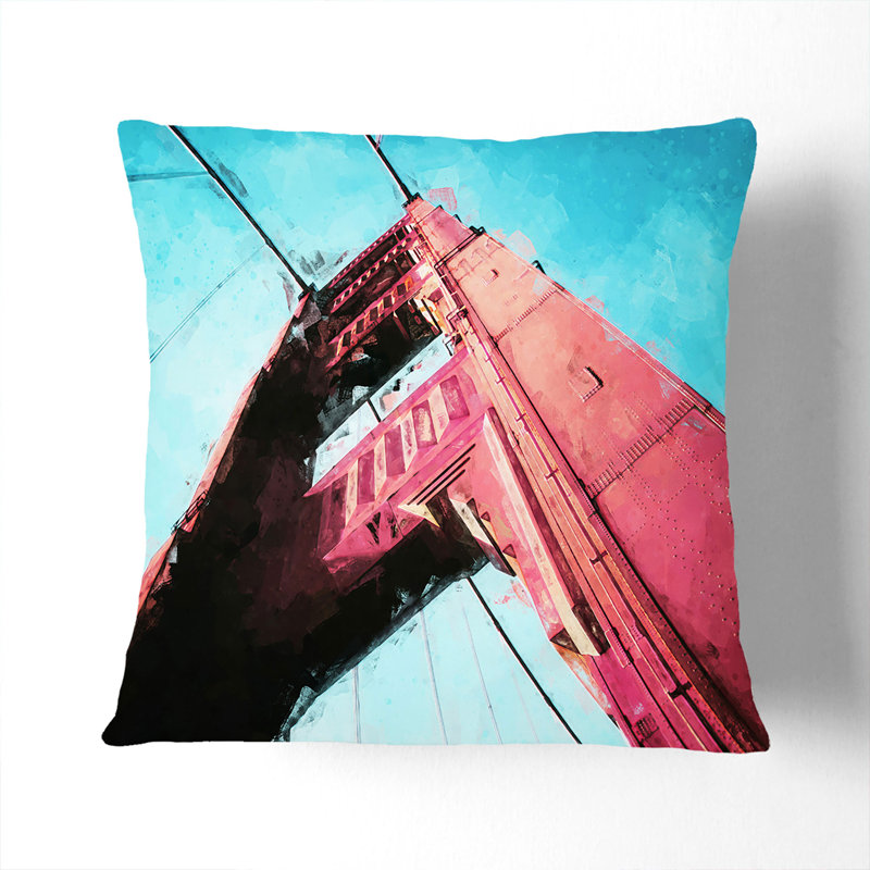 Square Throw Cushion, 40cm H x 40cm W x 15cm D