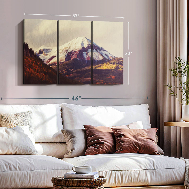 «Colorado Mountain» sur, H 20 po x l 33 po x P 1,25 po