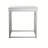 Sheraden Mirrored Glass Top End Table
