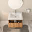 Meuble-lavabo mural Color