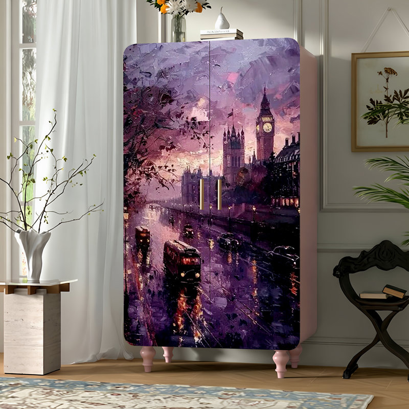 Household minimalist creative art wardrobe