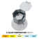 Pop-in 4" Selectable CCT New Construction IC LED Recessed Lighting Kit