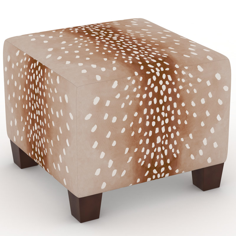 Fernando Upholstered Ottoman, Fawn Natural